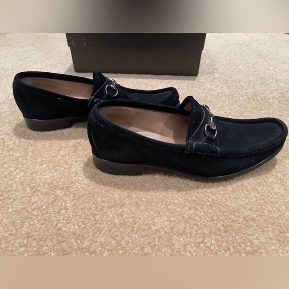Authentic Gucci Suede Loafers Sz 6.5 - Picture 5 of 9